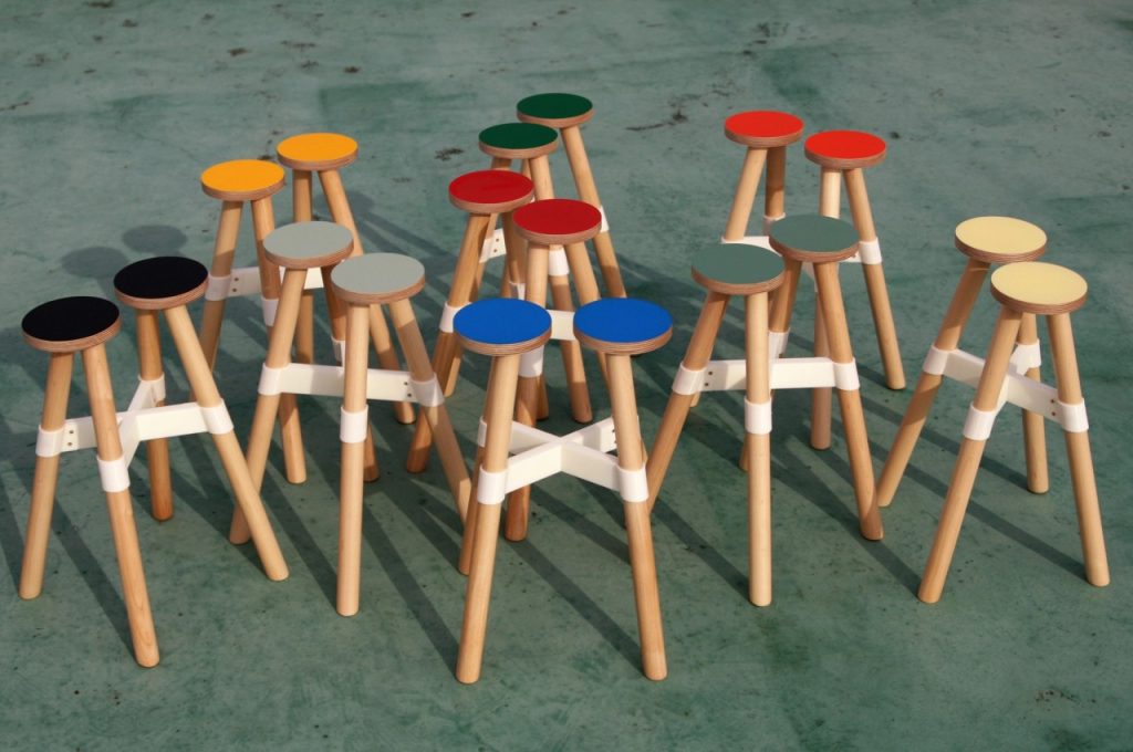 Odd sustainable stool concept prioritizes minimizing materials over recycling – Yanko Design